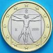 Монета Италия 1 евро 2010 год.