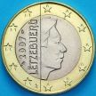 Монета Люксембург 1 евро 2007 год. F
