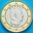 Монета Монако 1 евро 2020 год. Тип 2
