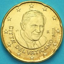 Ватикан 20 евроцентов 2012 года.