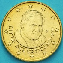 Ватикан 50 евроцентов 2010 года.