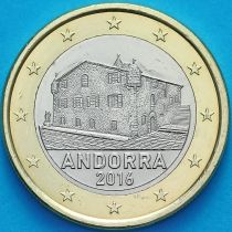 Андорра 1 евро 2016 год.