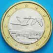 Монета Финляндия 1 евро 2005 год.  М