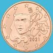 Монета Франция 2 евроцента 2021 год. Loose.