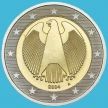 Монета Германия 2 евро 2004 год. А