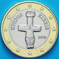 Кипр 1 евро 2016 год.