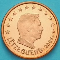 Люксембург 1 евроцент 2006 год. S