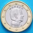 Монета Монако 1 евро 2016 год. Тип 2