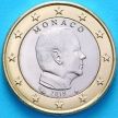 Монета Монако 1 евро 2018 год. Тип 2