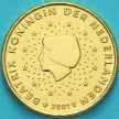 Монета Нидерланды 10 евроцентов 2001 год. (тип 1)
