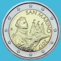 Сан Марино 2 евро 2017 год.
