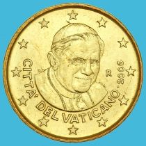 Ватикан 10 евроцентов 2006 года.