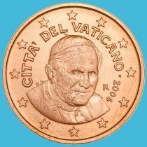Ватикан 1 евроцент 2006 год. Тип 3
