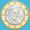 Монета Ватикан 1 евро 2010 год.