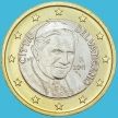 Монета Ватикан 1 евро 2011 год.