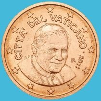 Ватикан 2 евроцента 2011 год. Тип 3
