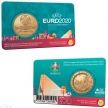 Монета Бельгия 2, 5 евро 2021 год.  Евро-2020 и кубок УЕФА. BU, coincard.