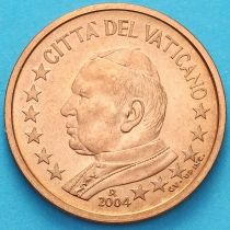 Ватикан 2 евроцента 2004 год. Тип 1