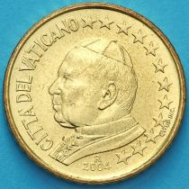Ватикан 50 евроцентов 2004 года.