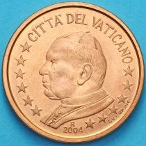 Ватикан 5 евроцентов 2004 год. Тип 1