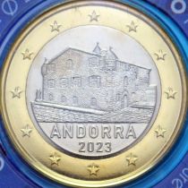 Андорра 1 евро 2023 год. BU