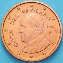 Ватикан 2 евроцента 2016 год. Тип 4