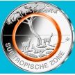 Монета Германия 5 евро 2018 год. Субтропическая зона. D