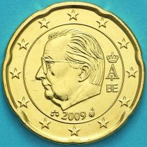 Бельгия 20 евроцентов 2009 год. (тип3)