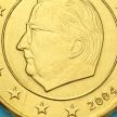 Монеты Бельгия 50 евроцентов 2004 год. (тип1) Дефект плакировки.
