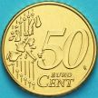 Монета Италия 50 евроцентов 2018 год.  На монете есть дата 2018