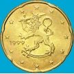 Монета Финляндия 20 евроцентов 1999 год. М