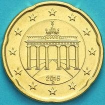 Германия 20 евроцентов 2015 год. D