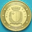 Монета Мальта 10 евроцентов 2016 год. F