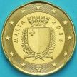 Монета Мальта 20 евроцентов 2008 год. F