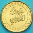 Монета Монако 20 евроцентов 2003 год.