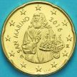 Монета Сан Марино 20 евроцентов 2016 год. BU