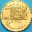 Европа монетовидный жетон, европейская валюта. 5000 лир Италия