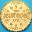 Европа монетовидный жетон, европейская валюта. 500 марок Финляндия