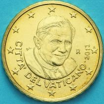 Ватикан 10 евроцентов 2013 года.