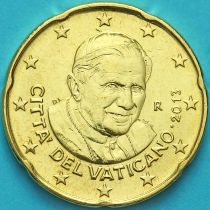 Ватикан 20 евроцентов 2013 года.