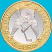 Монета Финляндия 5 евро 2012 год. Хоккей