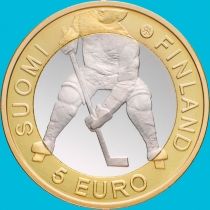 Финляндия 5 евро 2012 год. Хоккей