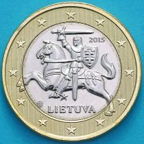 Литва 1 евро 2015 год.