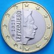 Монета Люксембург 1 евро 2021 год. Лев.