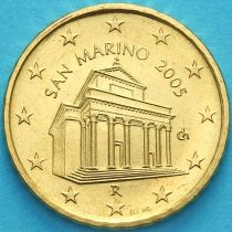 Сан Марино 10 евроцентов 2005 год.