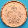 Монета Сан Марино 1 евроцент 2017 год.