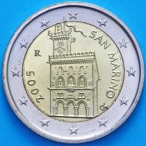 Сан Марино 2 евро 2005 год.