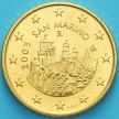 Монета Сан Марино 50 евроцентов 2005 год.