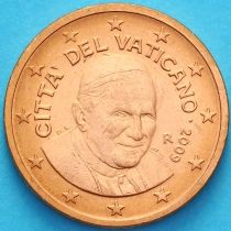 Ватикан 1 евроцент 2009 год. Тип 3