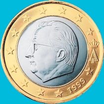 Бельгия 1 евро 1999 год.